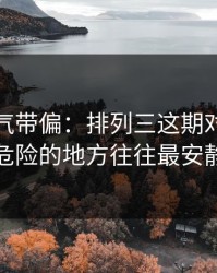 别被名气带偏：排列三这期对照：最危险的地方往往最安静